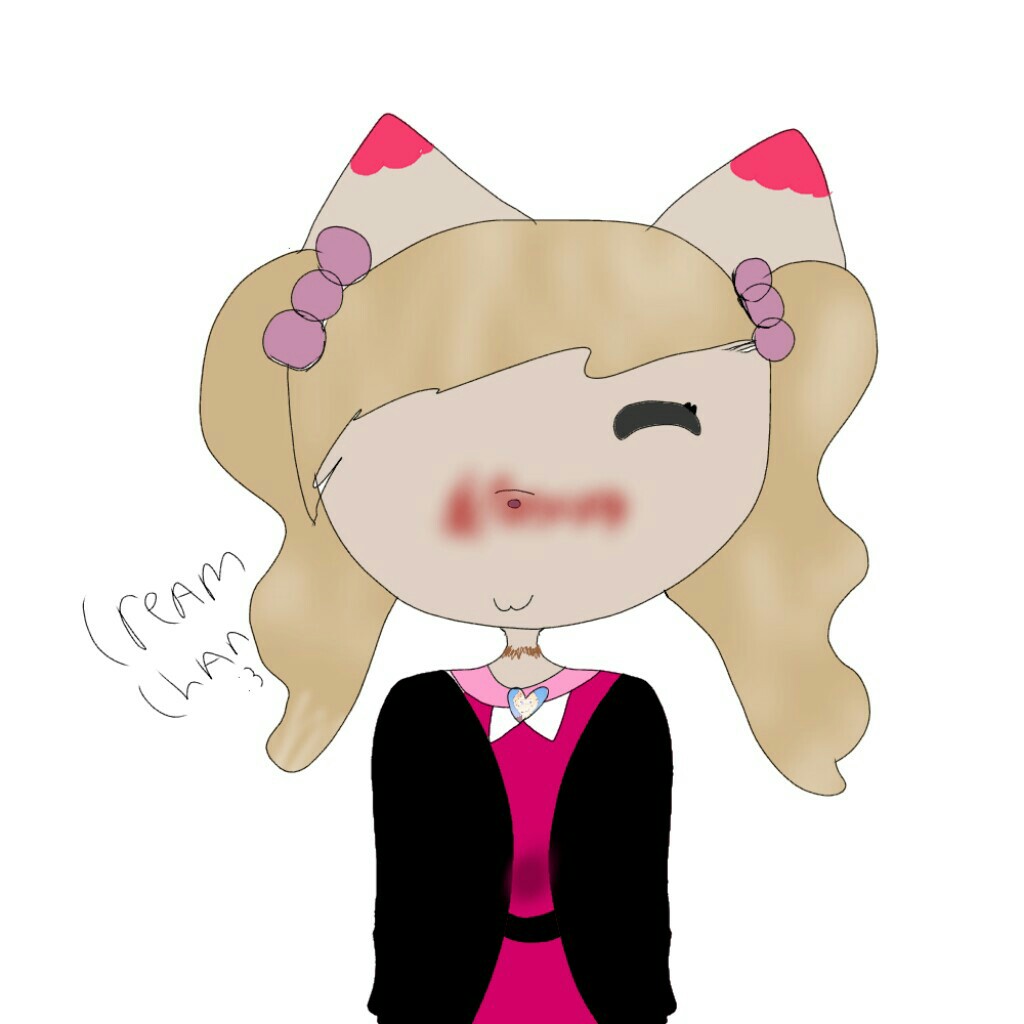 ~tap~
This is a little doodle I made of my new child (Cream Chan)
I did on my tablet today. Also, yes I did post a rant earlier, but I deleted it because I noticed several grammatical errors, so i'll post it again tomorrow lol 