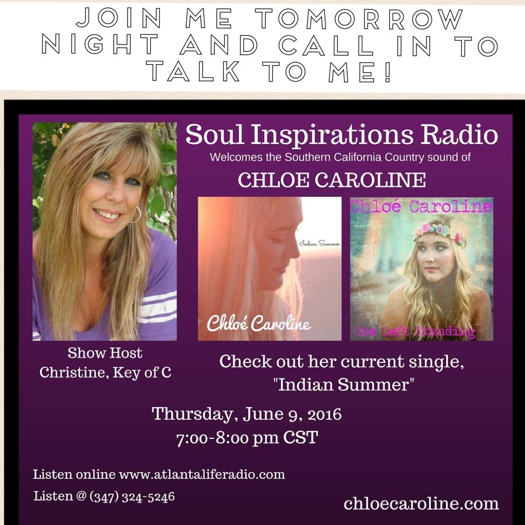 Join me tomorrow night and call in to talk to me!