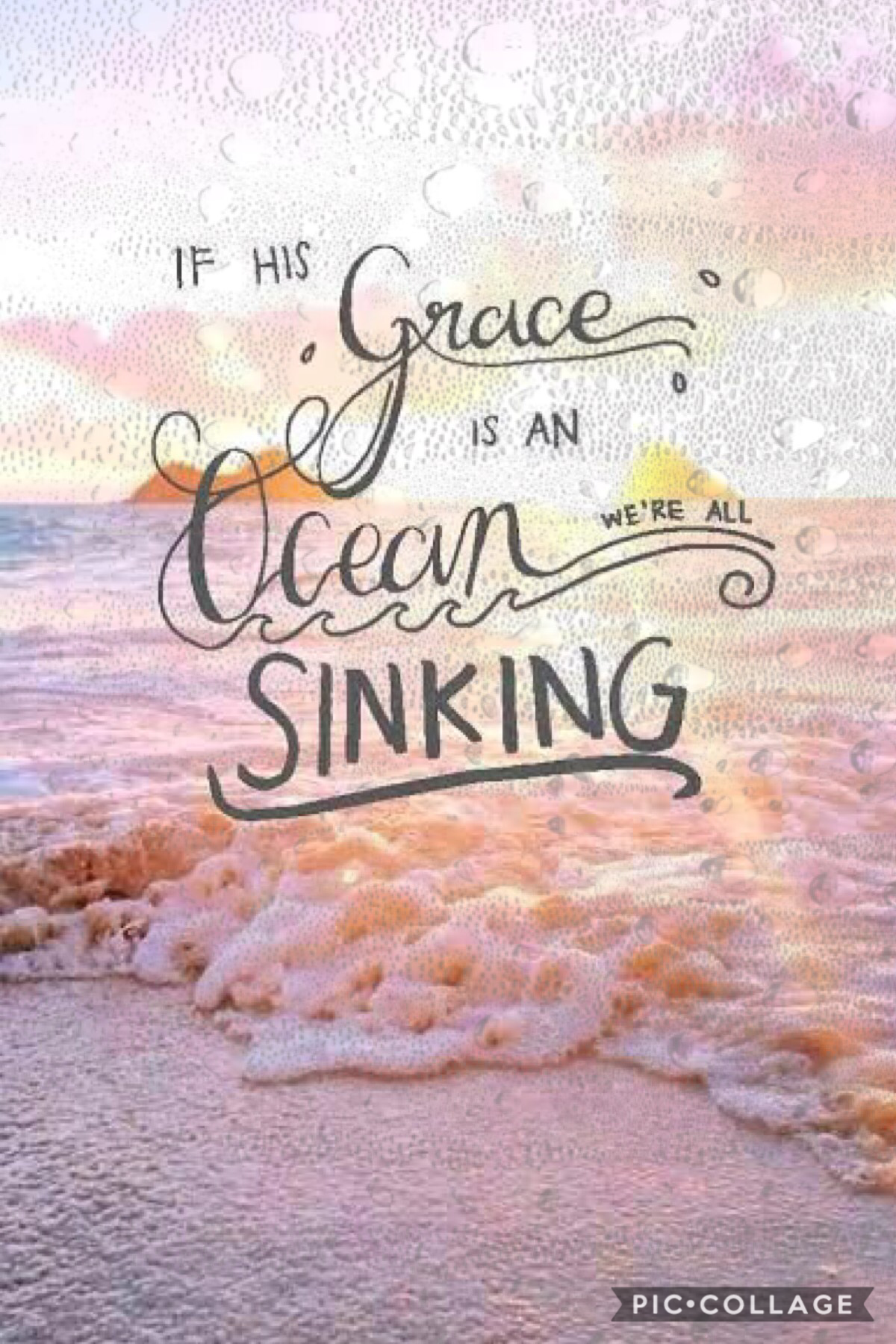 Big_Reader here!! Gods love is an whole ocean, and although our love for him at times might be as small as just a drop of rain into the ocean, he still over us and gives us grace! 🌊 Fill out the prayer board if you wish! Thank y’all so much over 200 follo
