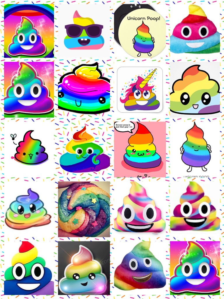 Rainbow poop 💩💩💩💩💩💩💩