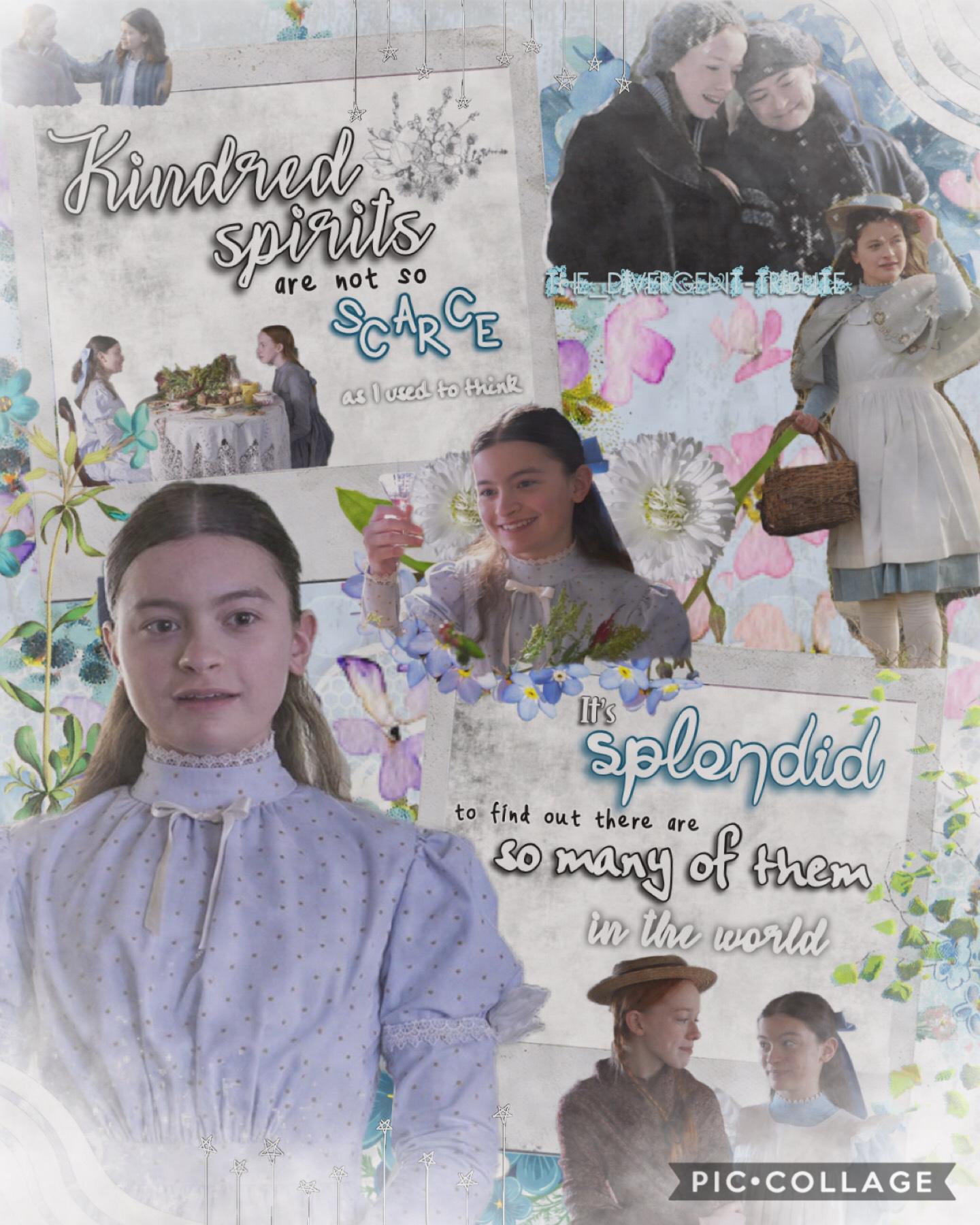 Salutations, everyone! Isn’t it splendid to see that I’m still alive after my inactive-ness? I present to you a Diana Berry from Anne With An E collage. Isn’t she the loveliest? 😂
QOTD: Want to see more Anne With An E collages?
AOTD: Not sure...you tell m