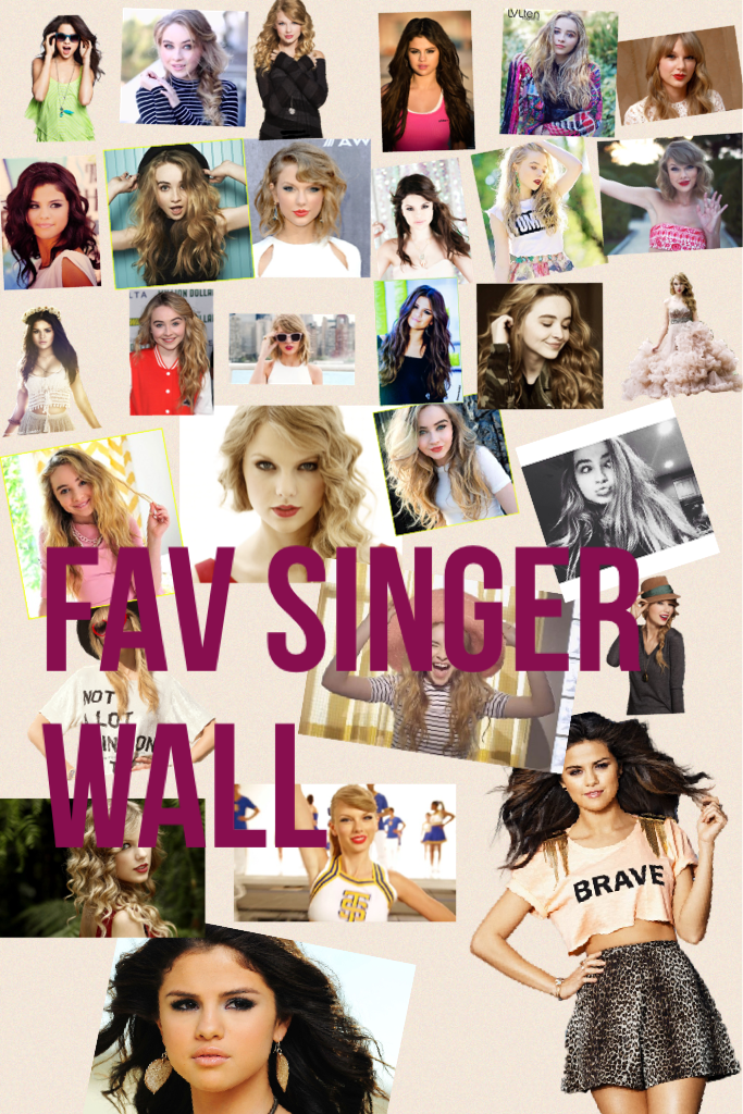 Fav singer wall