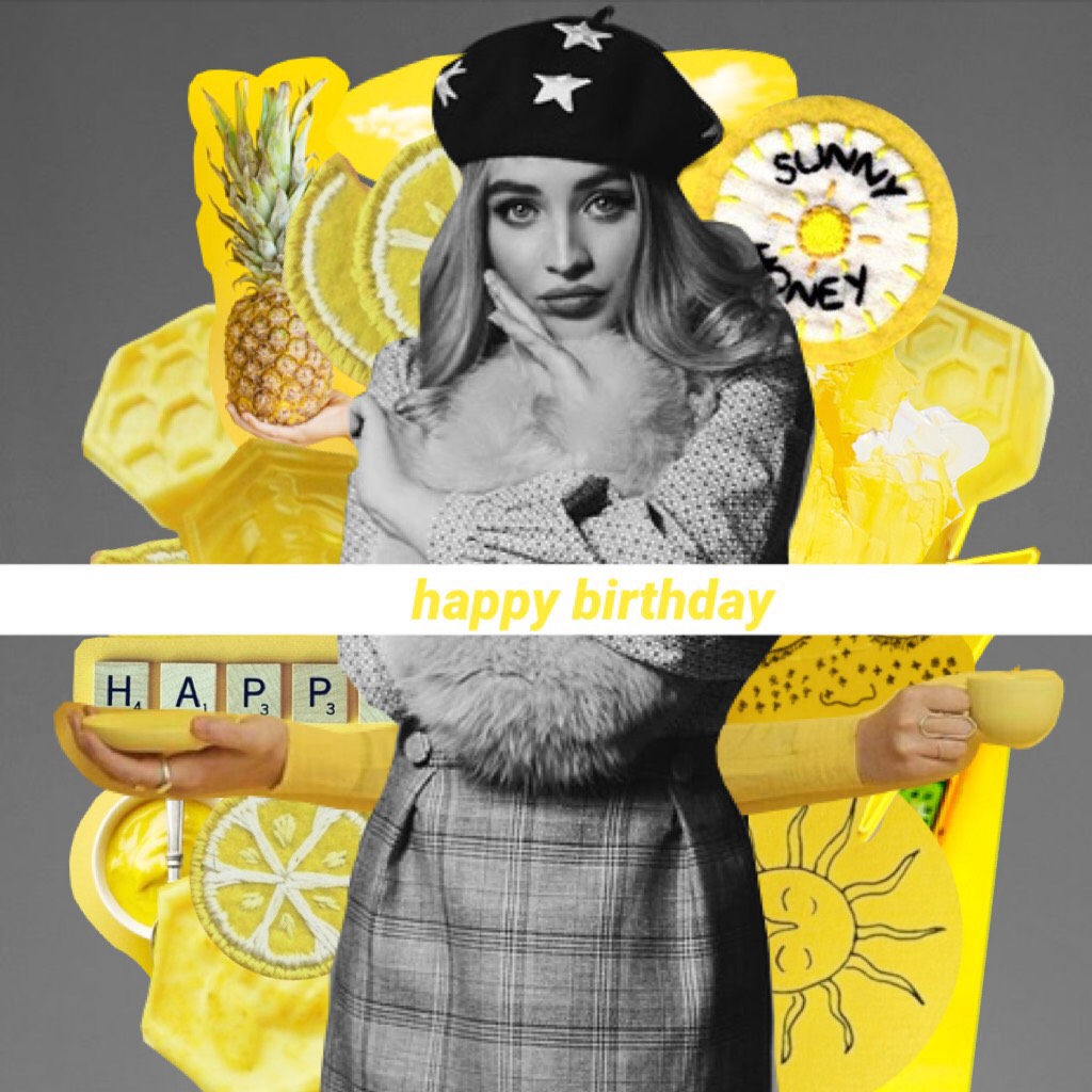 💛PART 2💛
HAPPY BIRTHDAY QUEEN SABRINA AHHH YOU ARE FINALLY LIKE 9 whoops 19 YEARS OLD WHAT?? TYSM FOR BEING SUCH AN INSPIRATION AND FOR MAKING SUCH INCREDIBLE MUSIC ILYSMMMMMM
hope y'all like this!!
💛xoxo, claireeee💛