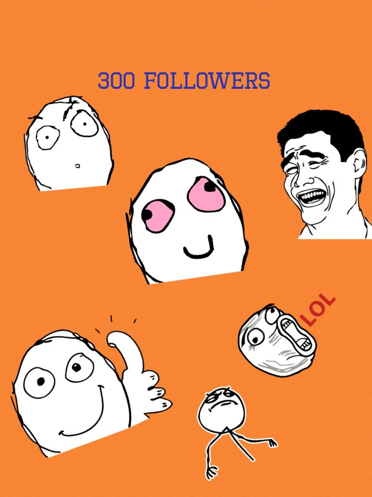 300 followers