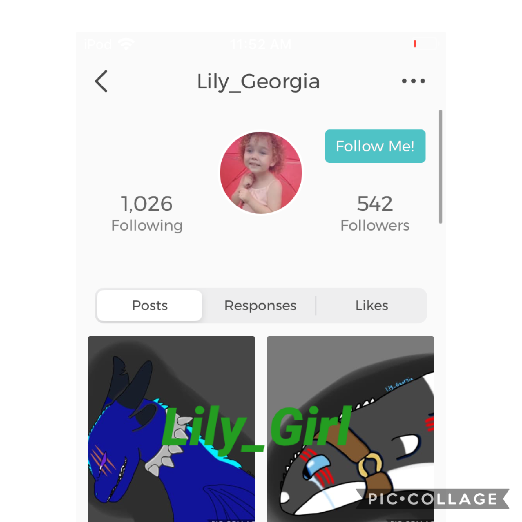 This person has my name and Lily's name. Make sure to follow Lily at Lily_Girl