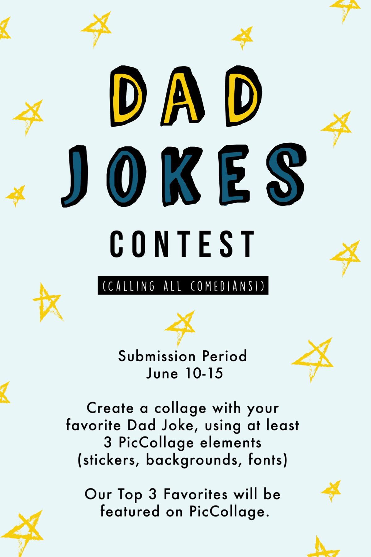 Tell us your favorite dad jokes! 🤣Deadline is June 15, 2019!