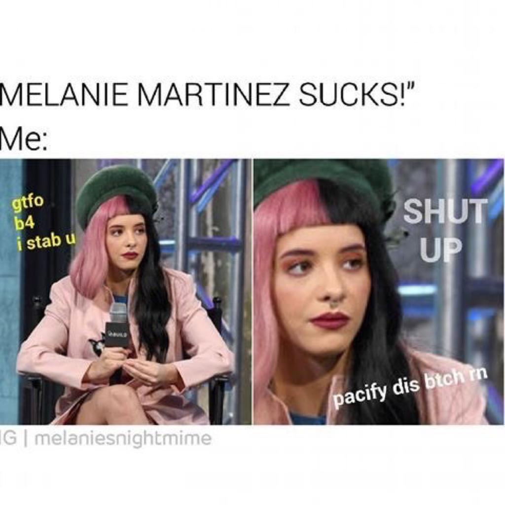 melanie is a goddess and I'm a piece of melanie trash