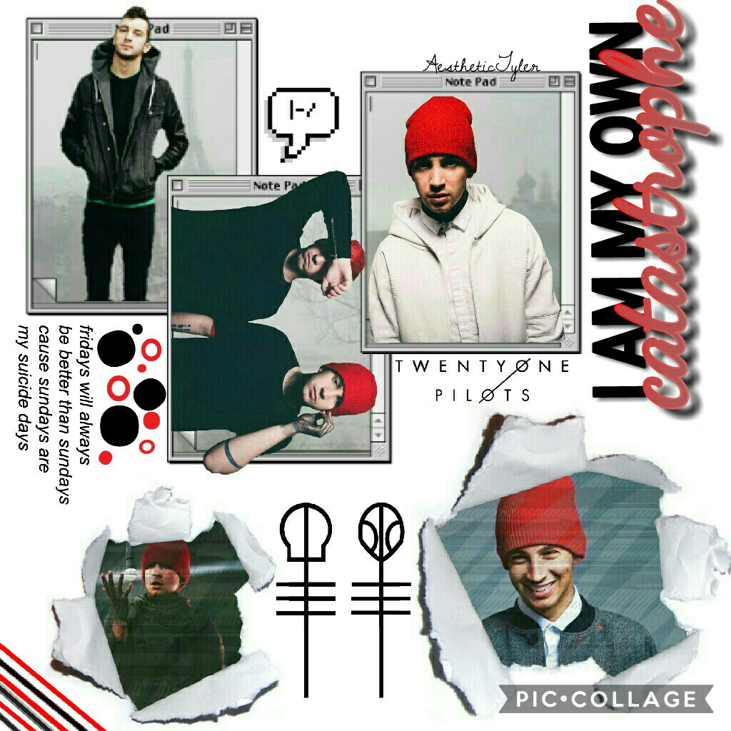 °Clickkk°
I know I said I wasn't posting... But come on, its Tyler Joseph! :)
Ilysfm Tyler and Jishiwa. Thank you for everything you guys do for me. 
You've saved my life more than once. I love you, both. <3