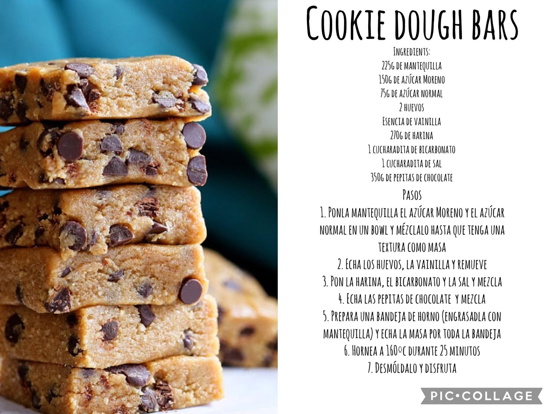 Cookie dough bars