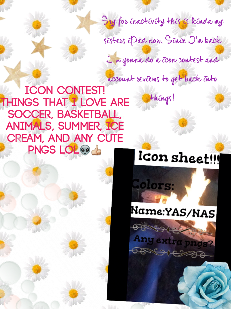 💖👑️tipity tapity👑💖

Icon contest, account reviews and follow me pls🙏💖