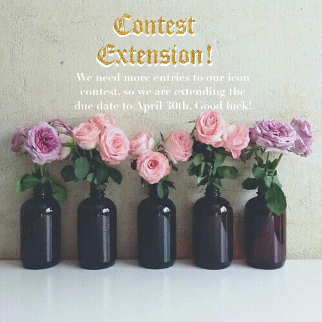 Contest now open until April 30th! Thank you to eveyone who have already entered!