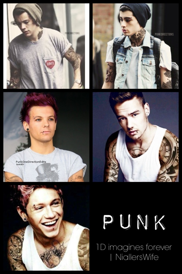 Punk | One Direction | Niall Horan | Zayn Malik | Harry Styles | Liam Payne | Louis Tomlinson 
