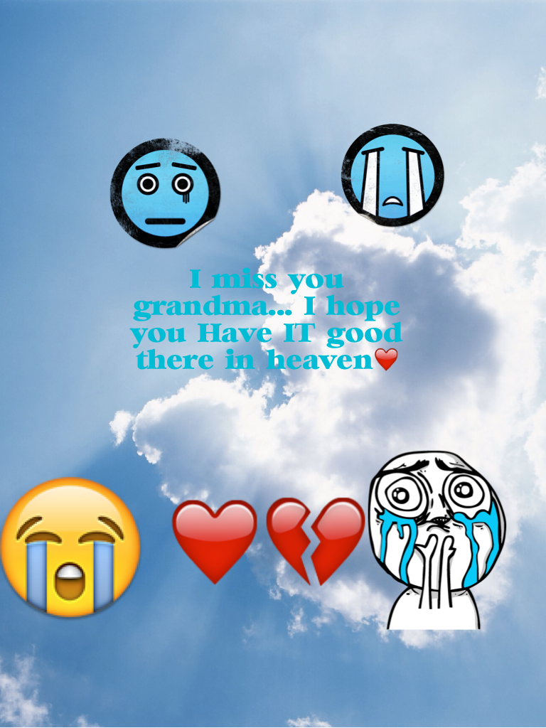 😭 My Grandma Died In August 2015 😭