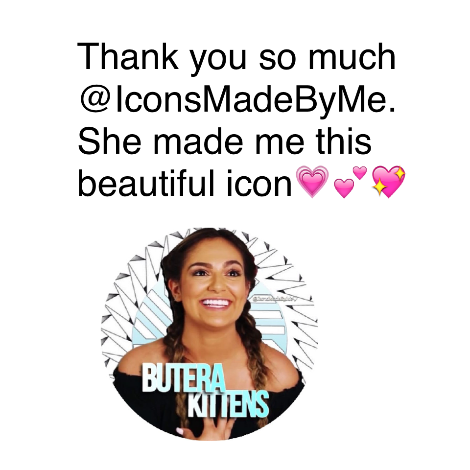Thank you so much @IconsMadeByMe. She made me this beautiful icon💗💕💖