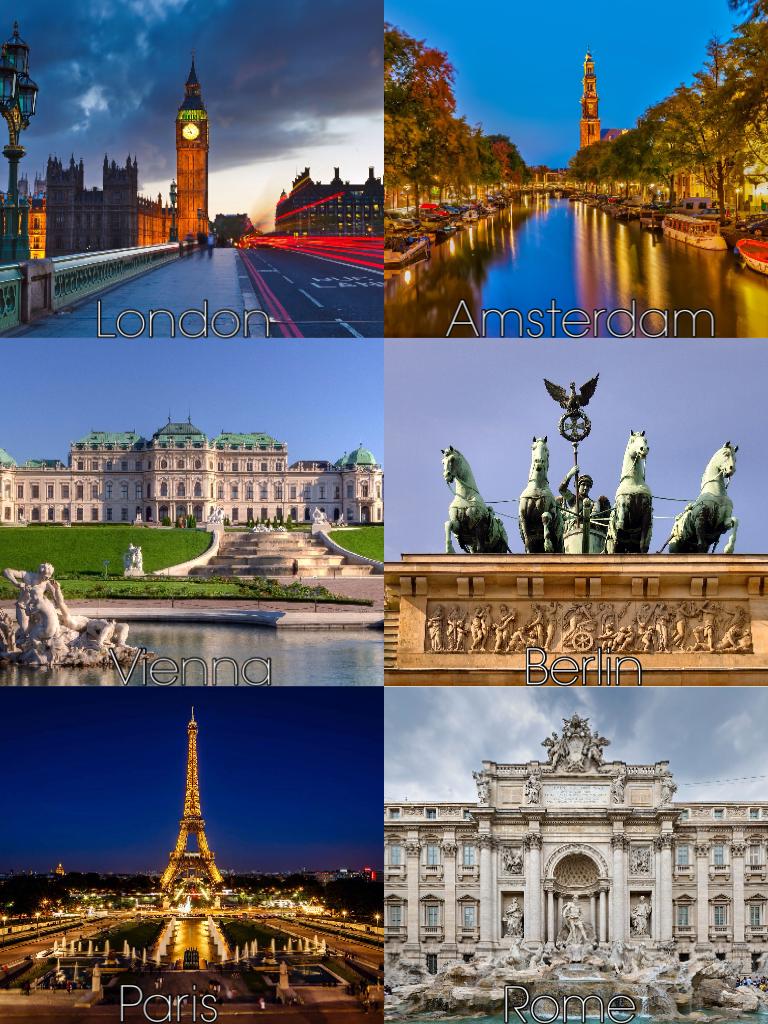Most beautiful European cities.

According to my opinion.