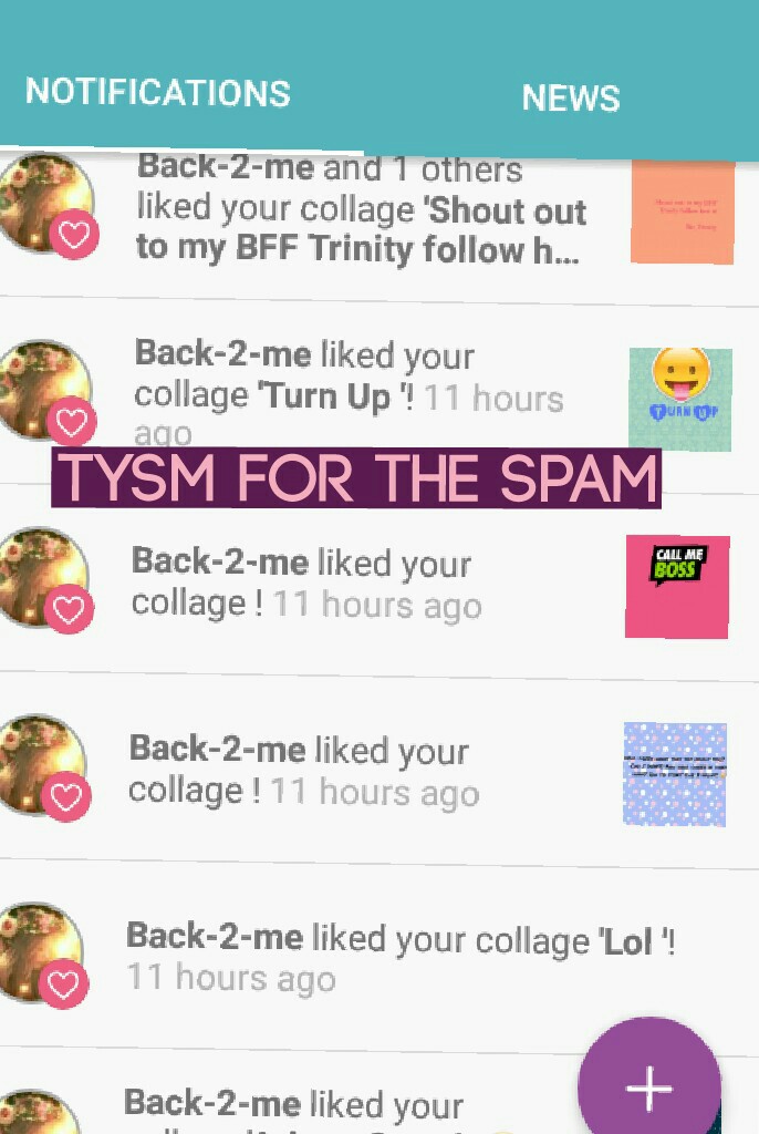 Tysm for the spam 