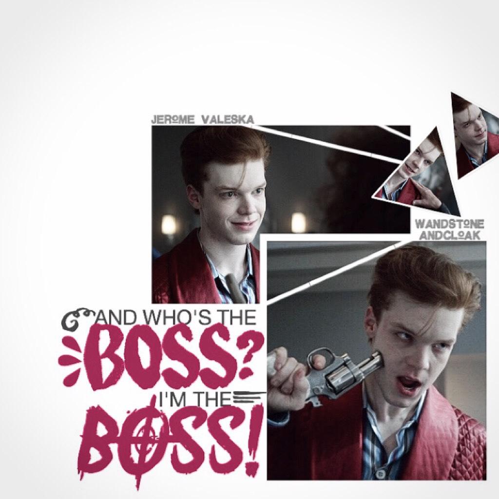 💣click!:💣
ha! ha! ha!
hello! :) here is jerome valeska the joker origin of gotham for you guys! love him with all of my heart! ❤️
q//favorite dceu tv show??
a//ugh! i love all!! but the flash or gotham are probably the top!