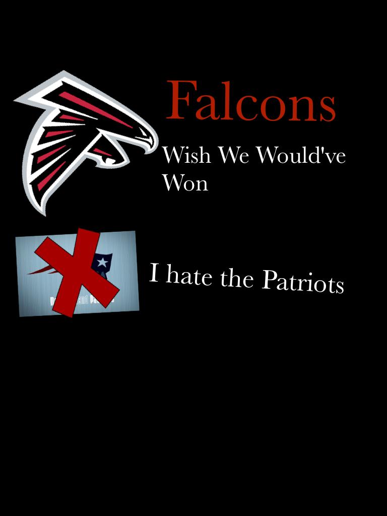 Falcons. Wish we Woulve won