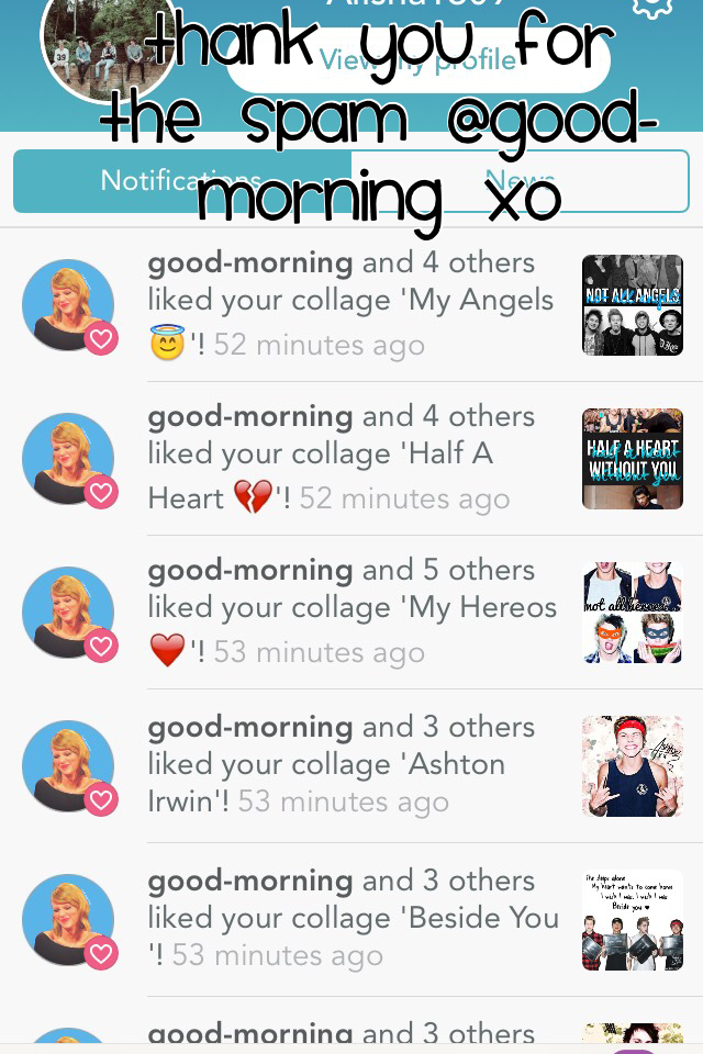 Thank you for the spam @good-morning xo
