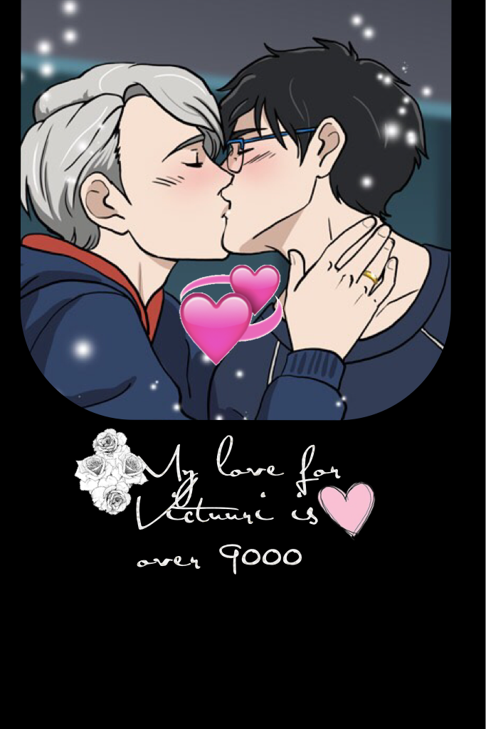 My love for Victuuri is over 9000