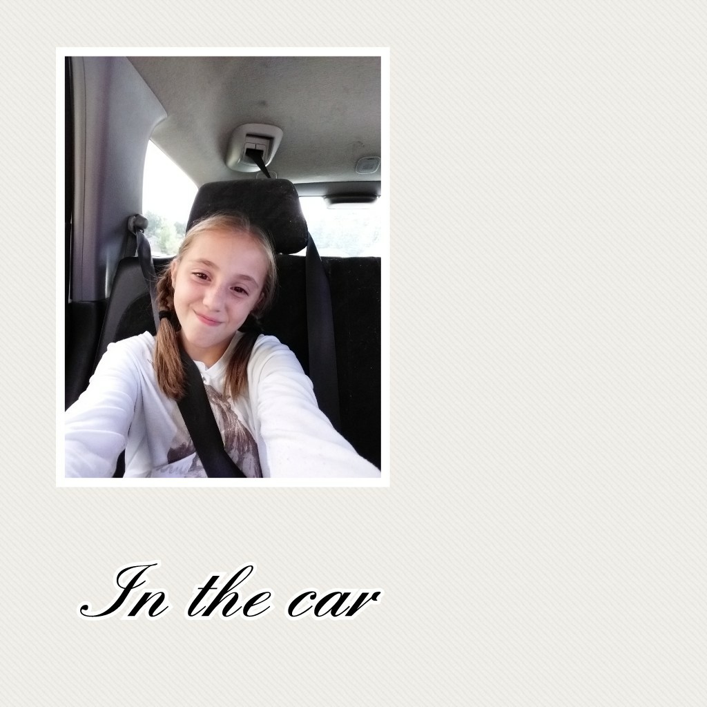 In the car 