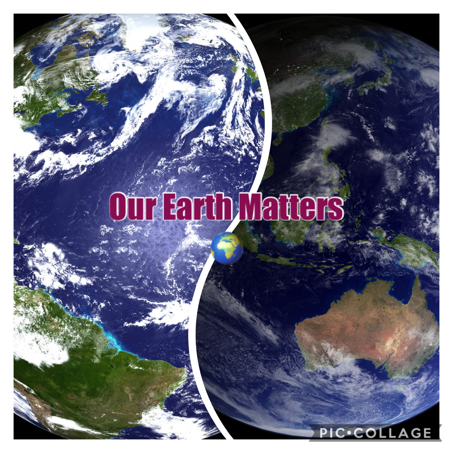 Earth matter xxxx save the climate ❤️🧡💛💙💜🌍🌍🌍