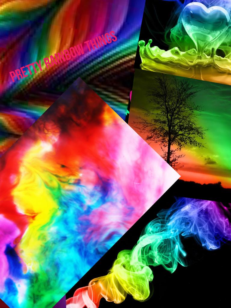 Pretty rainbow things