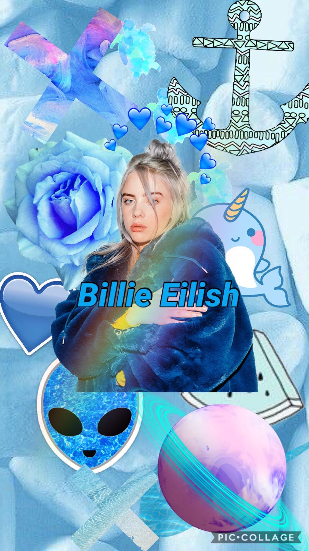 Billie Eilish collage 💙 I’m still sorta getting the hang of this app 😂 