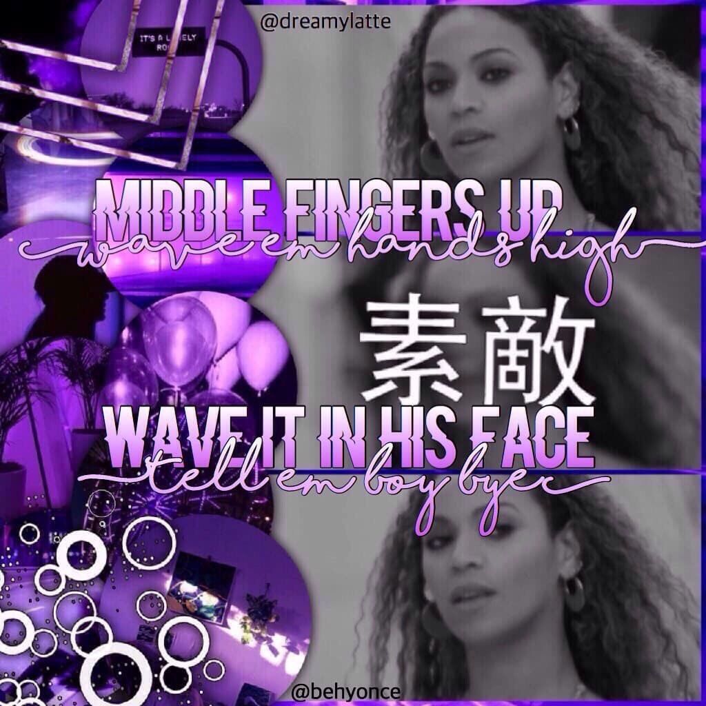 Tap for collab!

Collab with @dreamylatte! It's a Beyoncé edit (ironic 😂) and she did the amazing words!!💜💜