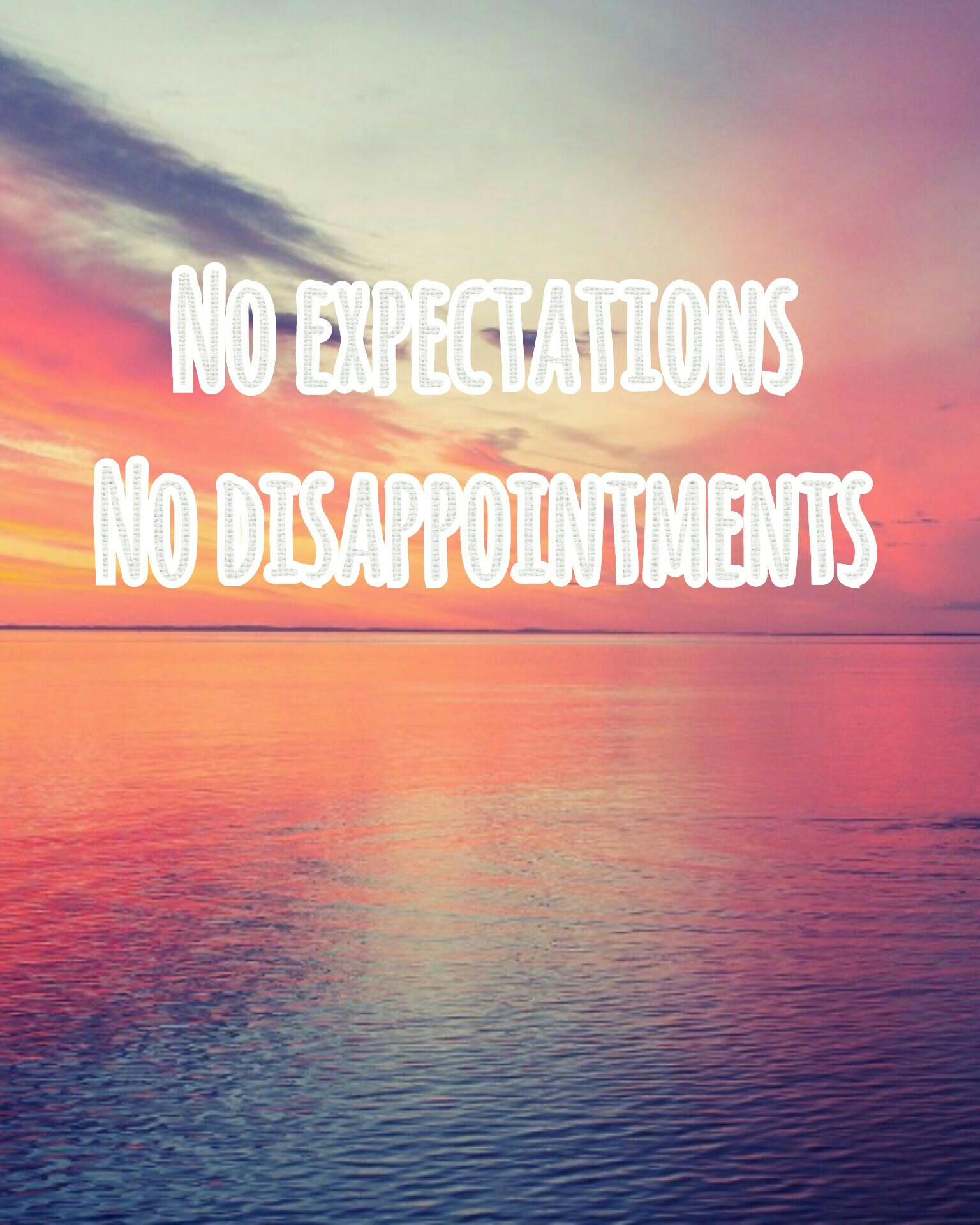 No disappointments 