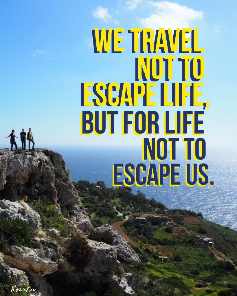 Another travel quote and a pic from Dingli cliffs on Malta ✨🥰🌞