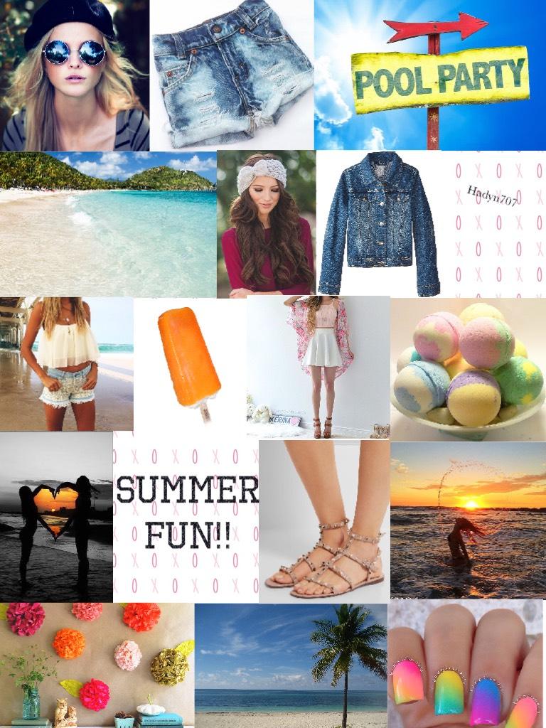 Hey! So...I know it’s not Summer, but I thought it would be fun to do every season!! So, I hope you enjoy! And I can’t wait for Summer!!!!