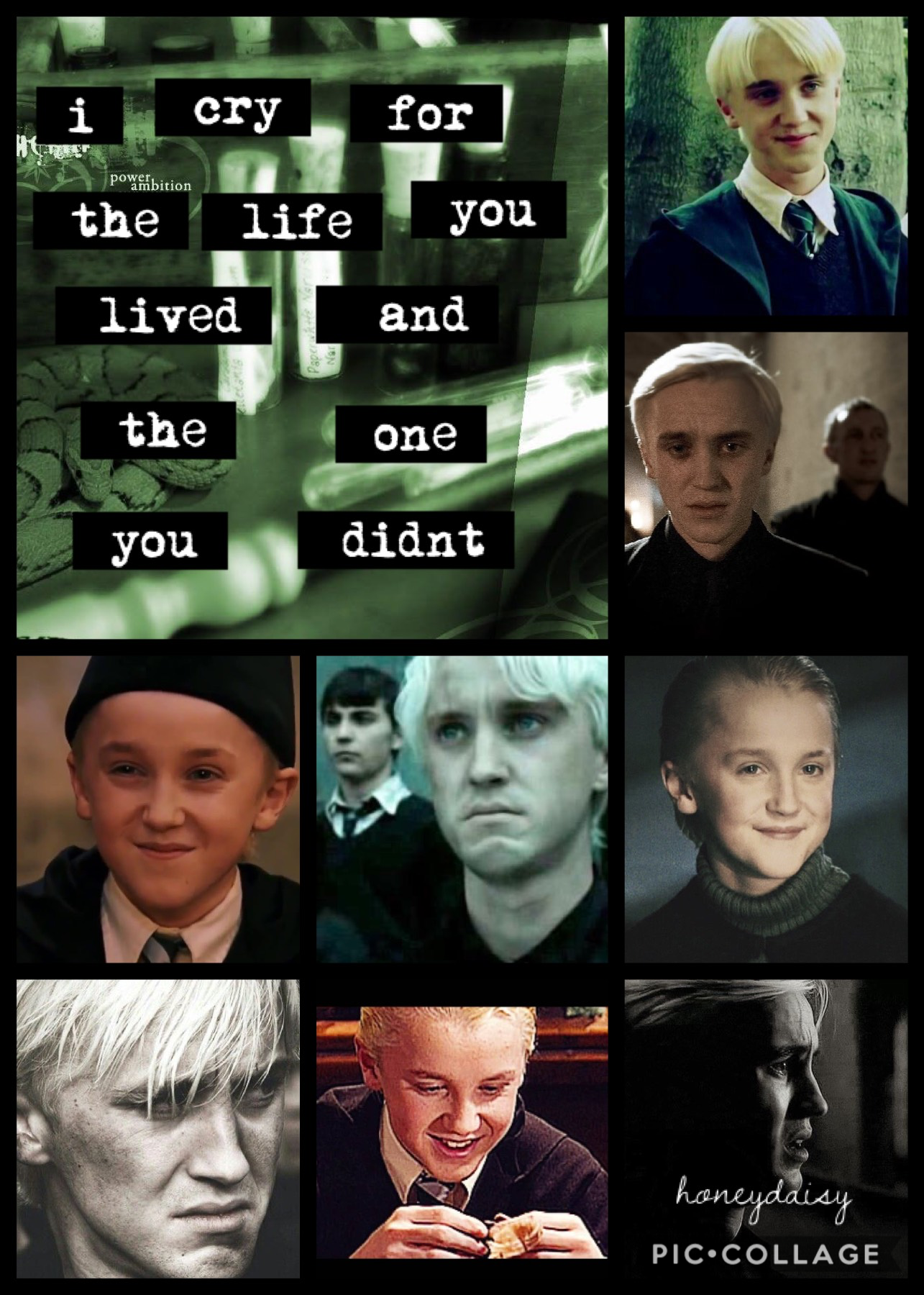 omg draco malfoy is my favorite harry potter character! 💚 who is yours? 