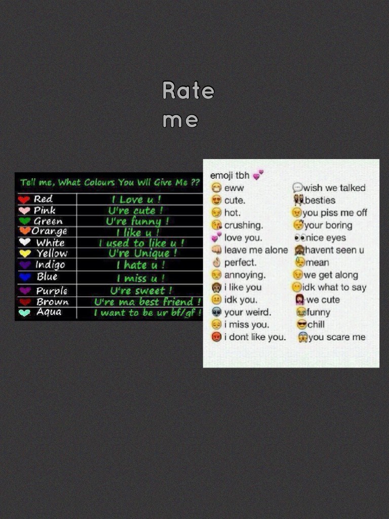 Rate me 