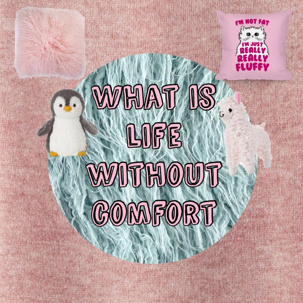 What is life without comfort