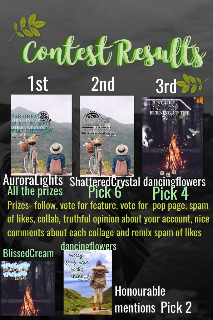 🌿Contest Results🌿.click.
Well done to all the winners and all those who entered my contest💜Sorry if I didn't pick you as a winner because everyone's was so good👍🏻A special thank you to @dancingflowers (Hayley) for entering two times and both of the entrie
