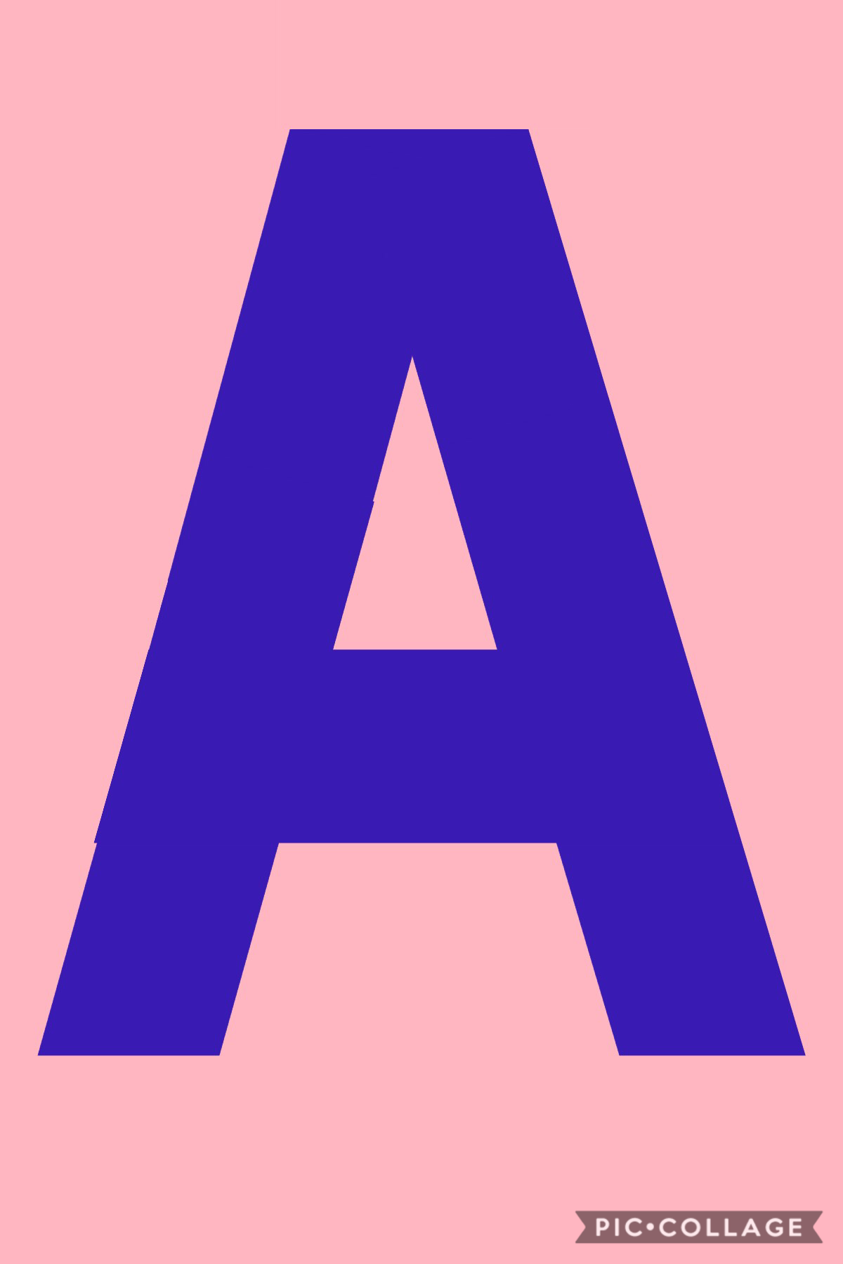 Font 4: Young; Letter A