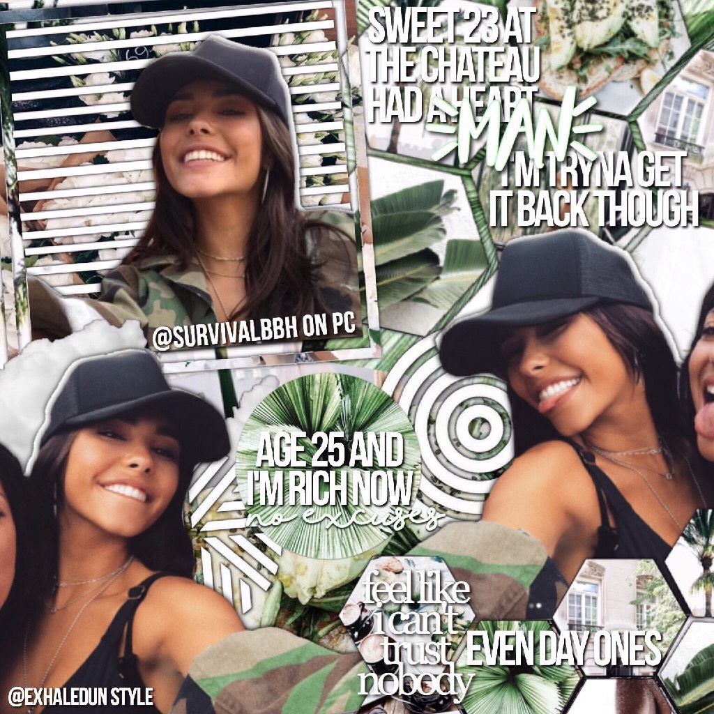 hey guys, what's up🍃 i'm back with a madi collage, that i like sooo much; can't wait to show you the next collage and remember if u want to collab for this theme just ask!💚 give this collage 35/40 likes for another one!