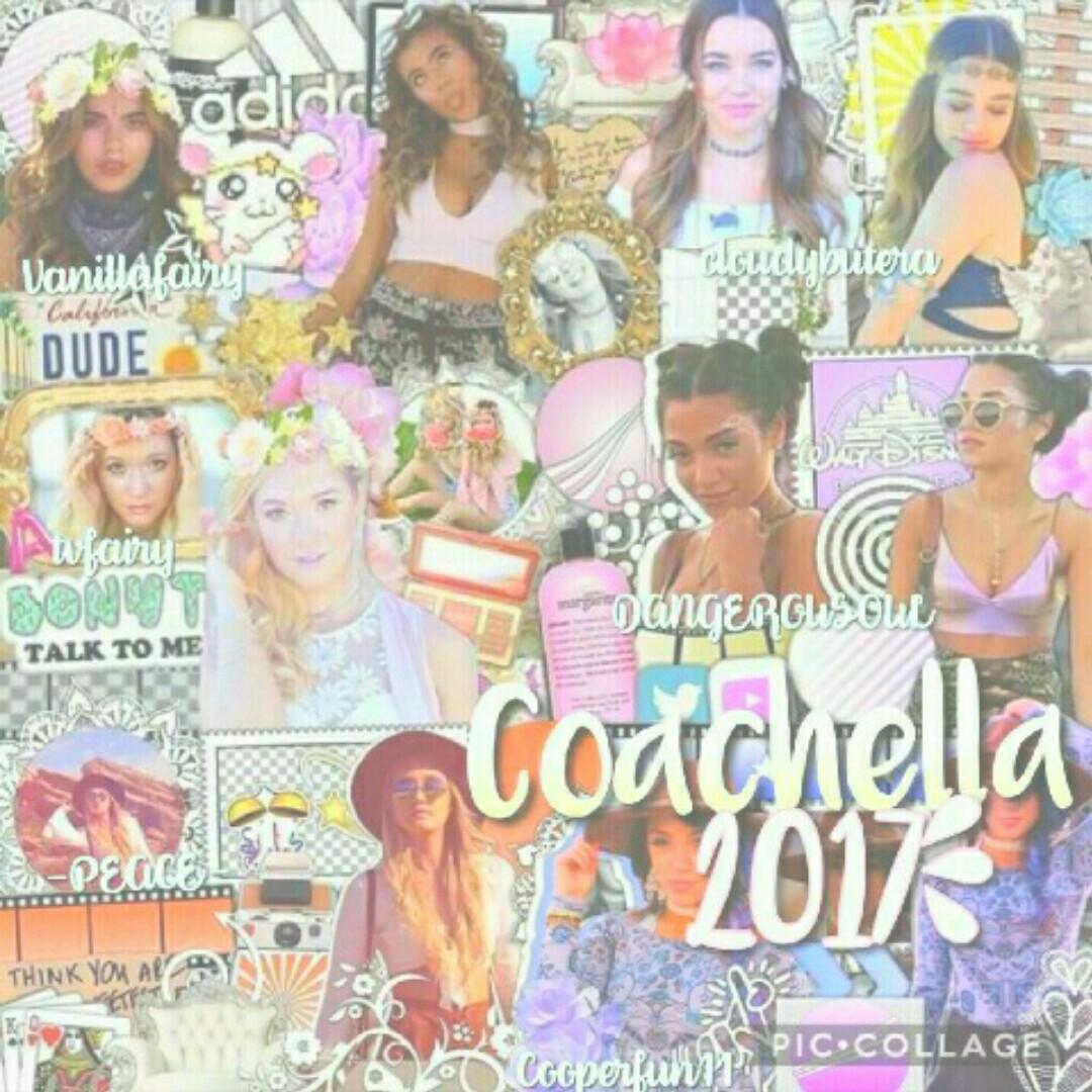 coachella collab with these lovely ladies❤ we did 2016 instead of 2017 so we wouldn't have to wait to start btw buuut hope you like