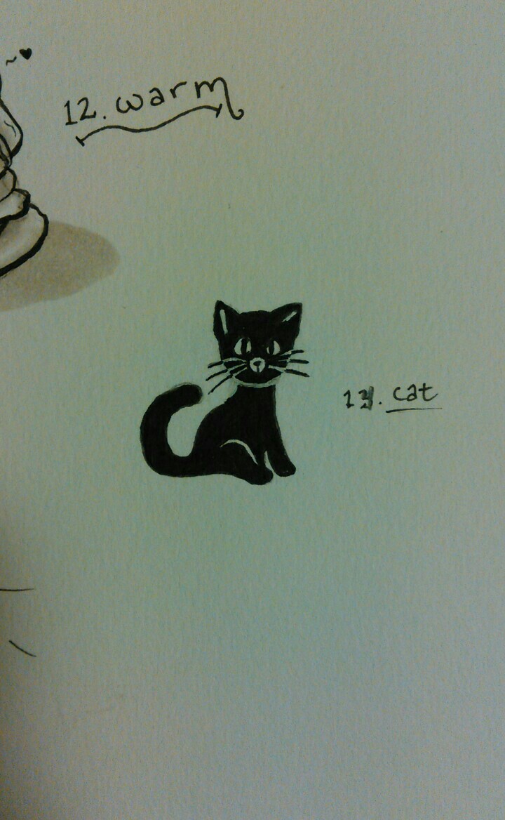 Inktober Day 14: Cat(s)

This is also a bit late, but today's prompt is coming up