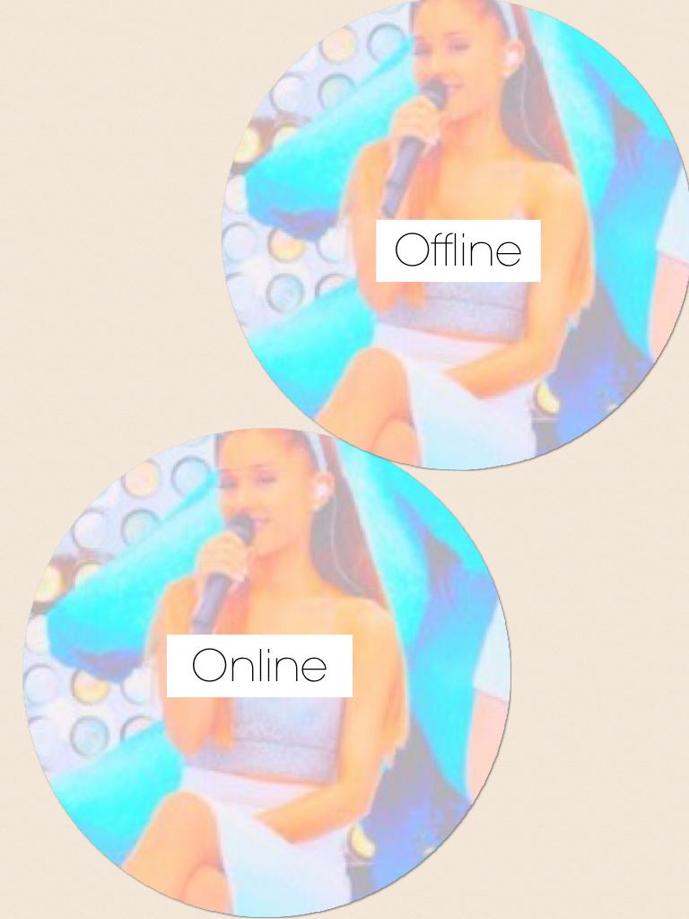 Offline and online icons