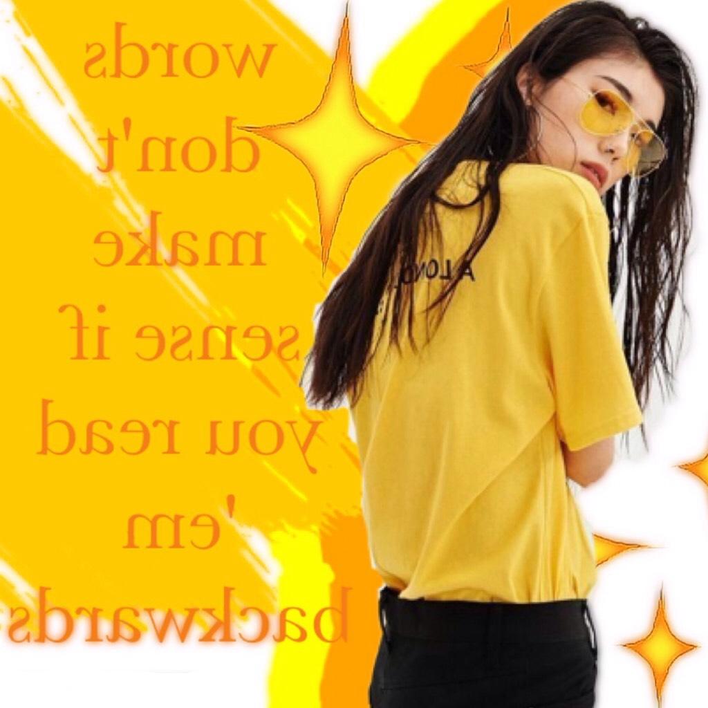 🌻 tap for more! 🌻
hi guys! this is a from a billie eilish song (i listen to her way too much). if you look at it in a mirror it reverses the letters and you can read it there. also i listened to a bit of Bea Miller and i liked it!