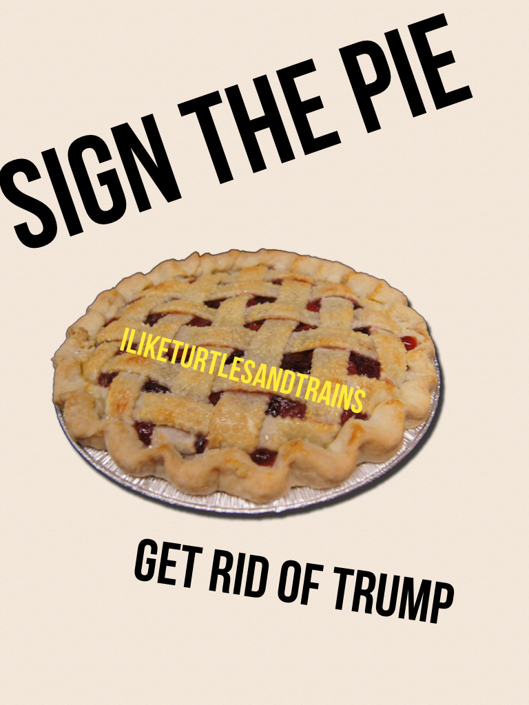 Sign the pie