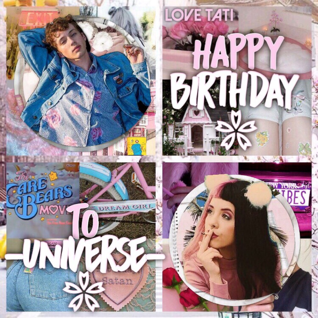 Happy birthday to @-UNIVERSE-!!!💖 she's so sweet and talented and interesting go follow her rn!i hope you love this I tried to make it aesthetic since you love aesthetics's and use some of your fave artists💓💓 happy bday I love youuu! 