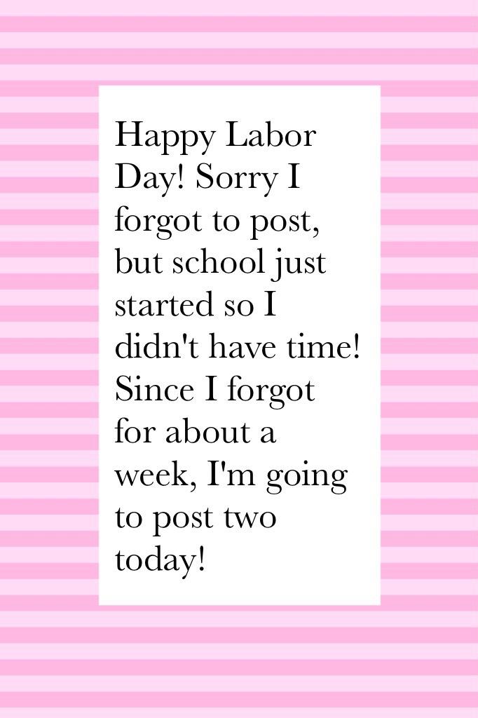 Happy Labor Day! 