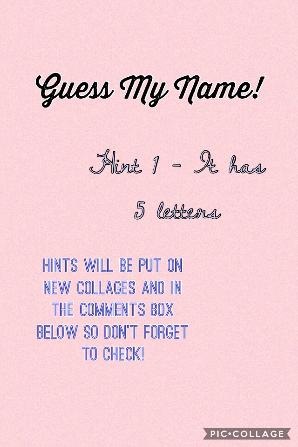 Hint 2 - It begins with the letter C