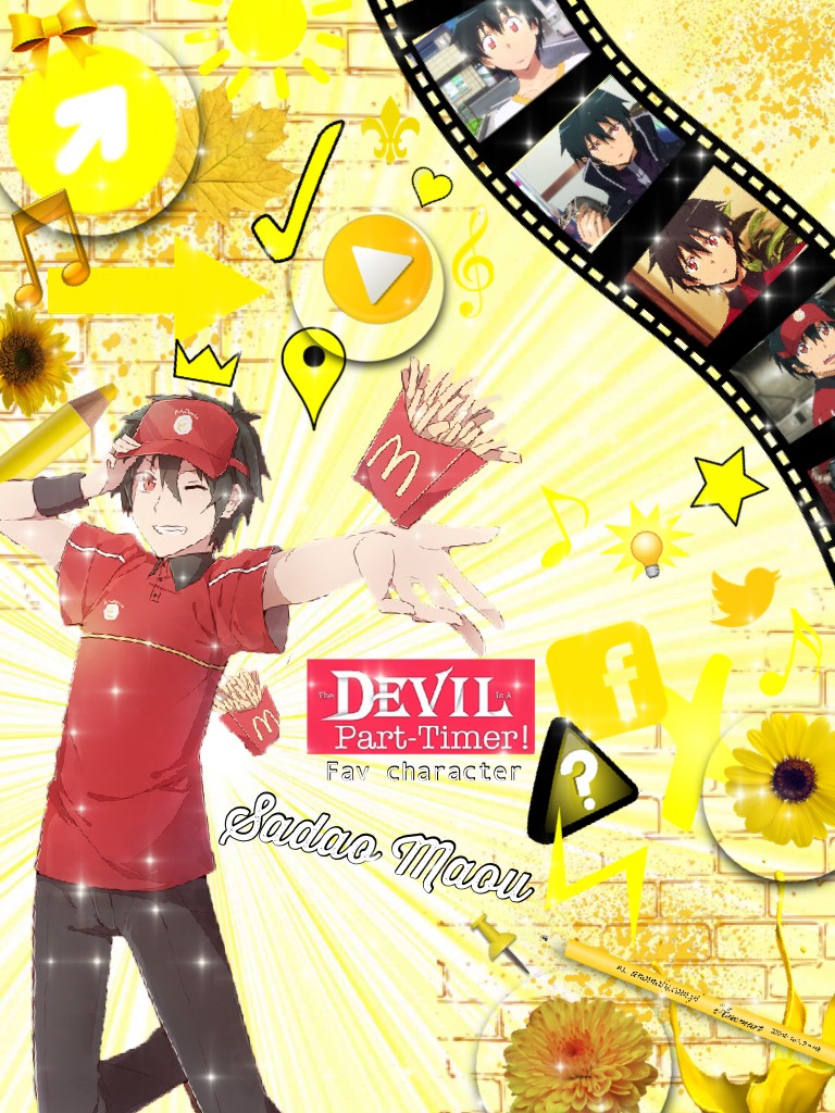 Fav character series: The Devil is a Part-Timer - Sadao Maou 