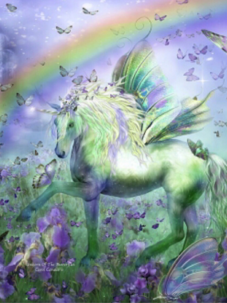 Magical rainbow horse!