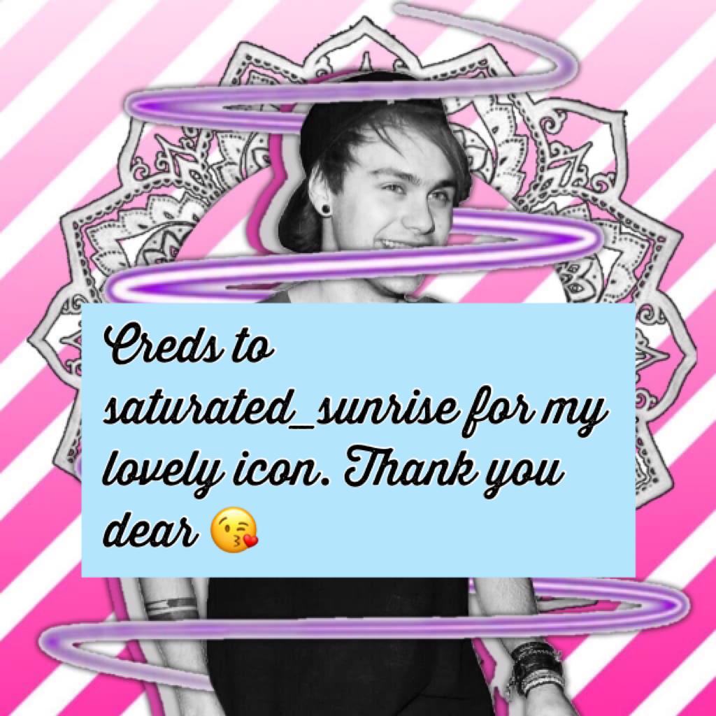 Creds to saturated_sunrise for my lovely icon. Thank you dear 😘