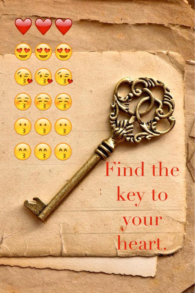 ❤️❤️❤️😍😍😍😘😘😘😚😚😚😗😗😗😙😙😙 Key
